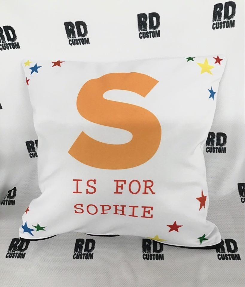 Alphabet Cushion RD Custom