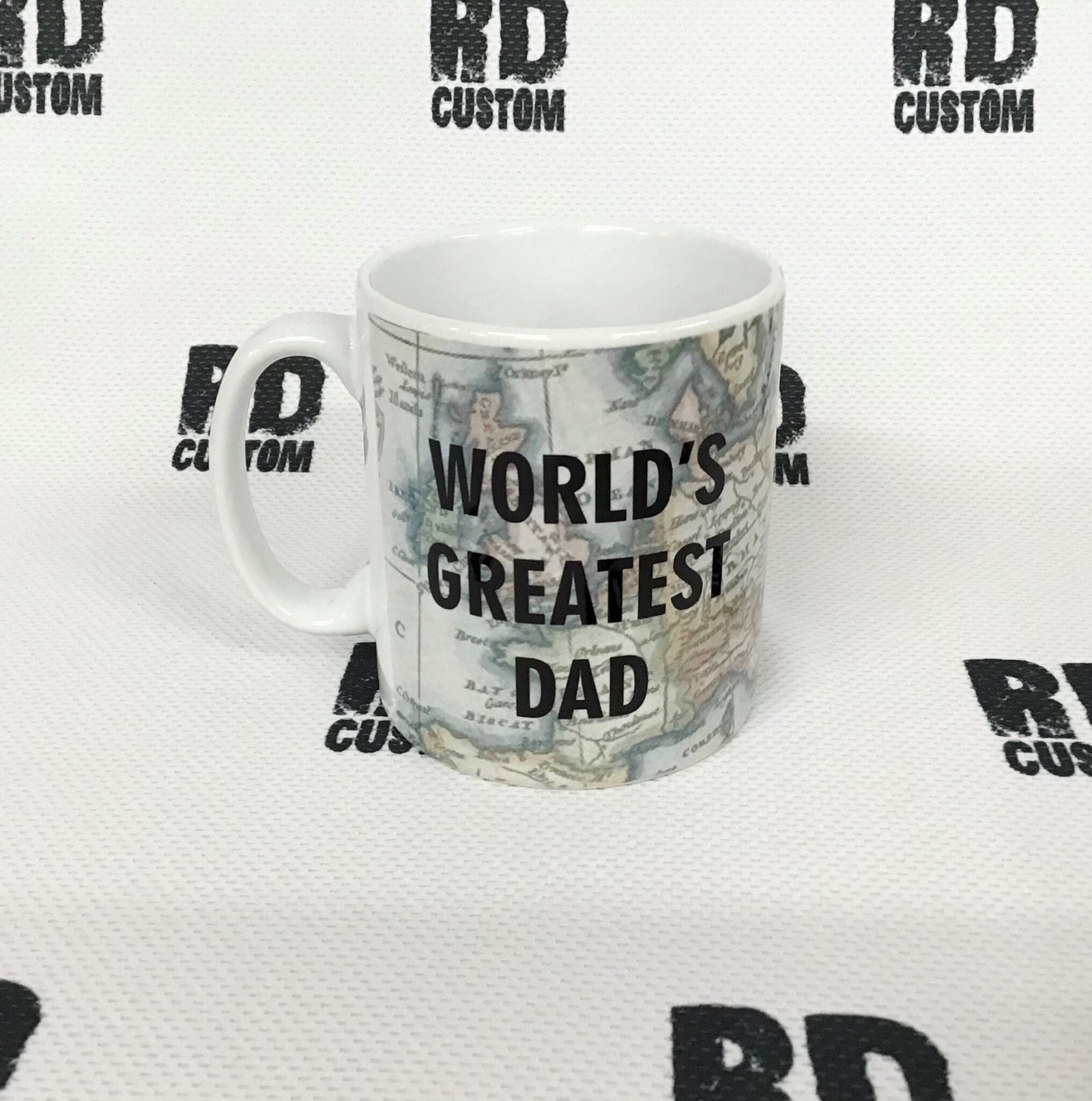 Worlds Greatest Dad Mug RD Custom Worlds greatest dad mug rd custom